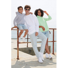 Худи детское Condor Kids, ярко-зеленое