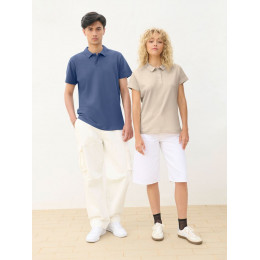 Рубашка поло женская Pulse Women, бежевая (льняная)