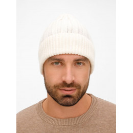 Шапка Bellish, белая (ванильная)