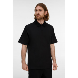 Рубашка поло унисекс Tiimi, черная