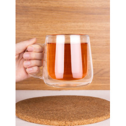 Чашка с двойными стенками Glass First