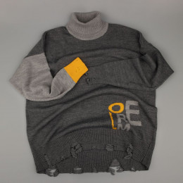 Свитер оверсайз Tricksy Net Grunge на заказ, полушерсть