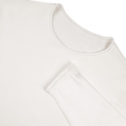 Лонгслив унисекс Siluetti Fuori, молочно-белый