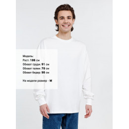 Футболка оверсайз унисекс Сity Sapiens, молочно-белая