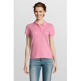 Рубашка поло женская People 210, «розовая орхидея»