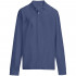 Рубашка поло унисекс с длинным рукавом Pacific LSL, синяя (джинс) Рубашка поло унисекс с длинным рукавом Pacific LSL, синяя (джинс)