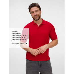 Рубашка поло унисекс Upswing, красная
