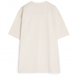 Футболка оверсайз унисекс Sideline, молочно-белая