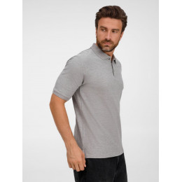 Рубашка поло унисекс Upswing, серый меланж