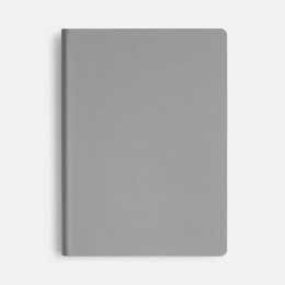Ежедневник Flex Shall New, недатированный, серый