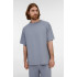 Футболка унисекс оверсайз T2, серая Футболка унисекс оверсайз T2, серая