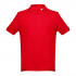 Рубашка-поло мужская ADAM, красный, S, 100% хлопок, плотность 195 г/м2