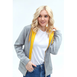 Толстовка женская STAN с капюшоном на молнии сэндвич 320, 19