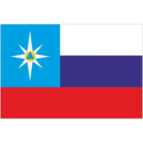 Флаг Министерства Российской Федерации по делам гражданской обороны, чрезвычайным ситуациям и ликвидации последствий стихийных бедствий (МЧС России)