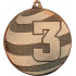 Медаль 3 место MMA5011/B 50(25) G-1.5 мм